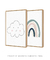 Conjunto com 2 Quadros Decorativos - Nuvem + Arco-íris - loja online