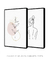 Conjunto com 2 Quadros Decorativos - Ramo Minimalista + Femme Body 02