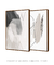 Imagem do Conjunto com 2 Quadros Decorativos - Rock Stones Minimal 01 + Neutral Lines and Strokes