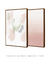 Imagem do Conjunto com 2 Quadros Decorativos - Serenity Rose Díptico N.01 + Blooming