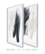Conjunto com 2 Quadros Decorativos - Soft Minimal Blue Strokes 01 + Soft Minimal Blue Strokes 02 na internet
