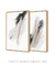 Conjunto com 2 Quadros Decorativos - Soft Minimal Gray Strokes 01 + Soft Minimal Gray Strokes 02 - loja online