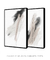 Conjunto com 2 Quadros Decorativos - Soft Minimal Gray Strokes 01 + Soft Minimal Gray Strokes 02 - loja online