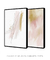 Conjunto com 2 Quadros Decorativos - Soft Minimal Rose Strokes 01 + Rose Feelings - Rachel Moya | Art Studio - Quadros Decorativos