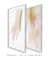 Conjunto com 2 Quadros Decorativos - Soft Minimal Rose Strokes 01 + Rose Feelings na internet