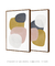 Conjunto com 2 Quadros Decorativos - Stones Minimal 01 + Stones Minimal 02 - loja online