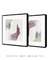 Conjunto com 2 Quadros Decorativos - Violet 01 Quadrado + Violet 02 Quadrado - comprar online