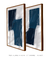 Conjunto com 2 Quadros Decorativos - Wild Blue N.01 + Wild Blue N.02 - Rachel Moya | Art Studio - Quadros Decorativos