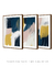 Conjunto com 3 Quadros Decorativos - Abstraction N.01 + Abstraction N.02 + Abstraction N.03 - comprar online