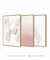 Conjunto com 3 Quadros Decorativos - Blooming + Serenity Rose Díptico N.01 + Leaf Minimal Bege - loja online