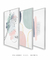 Conjunto com 3 Quadros Decorativos - Colors Of Dreams IV + Composição Minimalista I + Rose Aqua na internet