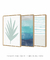 Conjunto com 3 Quadros Decorativos - Leaf + Aquarela Azul + Beach - loja online
