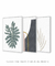 Conjunto com 3 Quadros Decorativos - Monstera Minimalista + Modern Shapes 06 + Leaf Minimal Bege - Rachel Moya | Art Studio - Quadros Decorativos