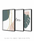 Conjunto com 3 Quadros Decorativos - Nuances Spring 03 + Lar + Monstera Spring