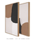 Conjuntos com 2 Quadros Decorativos - Earthly Shapes N.01 + Earthly Shapes N.02 - loja online