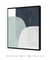 Personalizado 60x60 - Modern Shapes Azul Quadrado - Rachel Moya | Art Studio - Quadros Decorativos