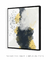 Quadro Decorativo Abstrato Amarelo Quadrado - comprar online