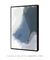 Quadro Decorativo Abstrato Blue Marks