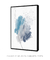 Quadro Decorativo Abstrato Blue Strokes