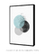 Quadro Decorativo Abstrato Nórdico Azul na internet