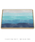 Quadro Decorativo Aquarela Azul Horizontal - loja online