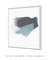 Quadro Decorativo Azul Minimalista N.01 Quadrado - Rachel Moya | Art Studio - Quadros Decorativos