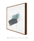 Quadro Decorativo Azul Minimalista N.02 Quadrado - comprar online