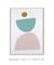 Quadro Decorativo Balance Minimal Verde e Rosa - loja online