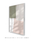 Quadro Decorativo Composição Abstrata Verde, Rosa e Bege 01 - loja online