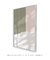 Quadro Decorativo Composição Abstrata Verde, Rosa e Bege 02 - Rachel Moya | Art Studio - Quadros Decorativos