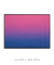 Quadro Decorativo Degradê Rosa e Azul Horizontal na internet