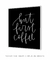 Quadro Decorativo Frase But First Coffee Preto Quadrado - Rachel Moya | Art Studio - Quadros Decorativos