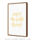 Quadro Decorativo Frase Enjoy The Little Things Amarelo