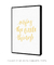 Quadro Decorativo Frase Enjoy The Little Things Amarelo