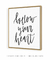 Quadro Decorativo Frase Follow Your Heart Quadrado - loja online