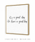 Quadro Decorativo Frase Good Day Quadrado