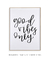 Quadro Decorativo Frase Good Vibes Only - loja online