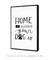 Quadro Decorativo Frase Home Is Where Your Dog Is Branco