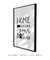 Imagem do Quadro Decorativo Frase Home Is Where Your Dog Is Branco