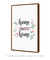 Imagem do Quadro Decorativo Frase Home Sweet Home Floral