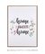 Quadro Decorativo Frase Home Sweet Home Floral na internet