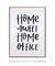 Quadro Decorativo Frase Home Sweet Home Office - comprar online