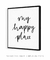 Quadro Decorativo Frase My Happy Place Quadrado na internet