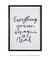 Quadro Decorativo Frase Picasso - Everything You Can Imagine Is Real - loja online