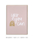 Quadro Decorativo Frase Yes You Can Rose - loja online