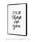 Quadro Decorativo FRIENDS I'll Be There For You - Branco