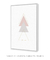 Quadro Decorativo Geométrico Composição Triângulos Rosa Claro, Cinza e Ocre - Rachel Moya | Art Studio - Quadros Decorativos