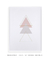 Quadro Decorativo Geométrico Composição Triângulos Rosa Claro, Cinza e Ocre - comprar online