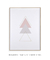 Quadro Decorativo Geométrico Composição Triângulos Rosa Claro, Cinza e Ocre - loja online