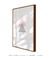 Quadro Decorativo Geométrico Composição Triângulos Rosa Claro e Cinza - comprar online